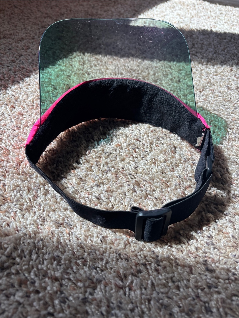 ALO Yoga Pink Mirrored Visor - Picture 2 of 5